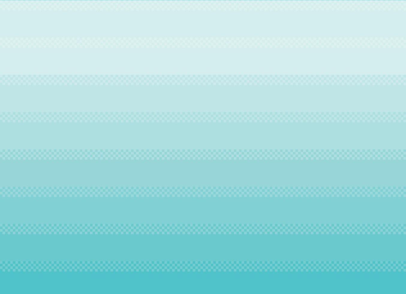 Blau Ozean Pixelierung Hintergrund vektor