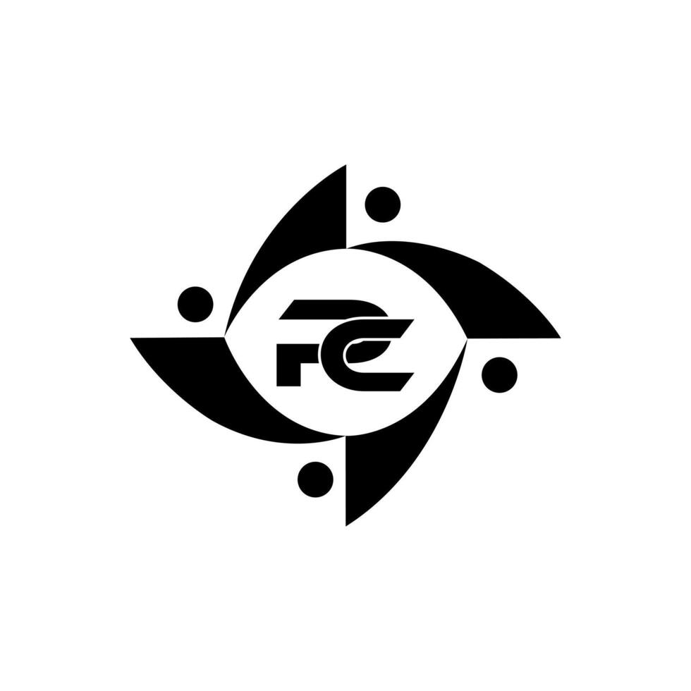pc p c Brief Logo Design. Initiale Brief pc verknüpft Kreis Großbuchstaben Monogramm Logo Weiß Farbe. pc Logo, p c Design. PC, p c. Profi Vektor
