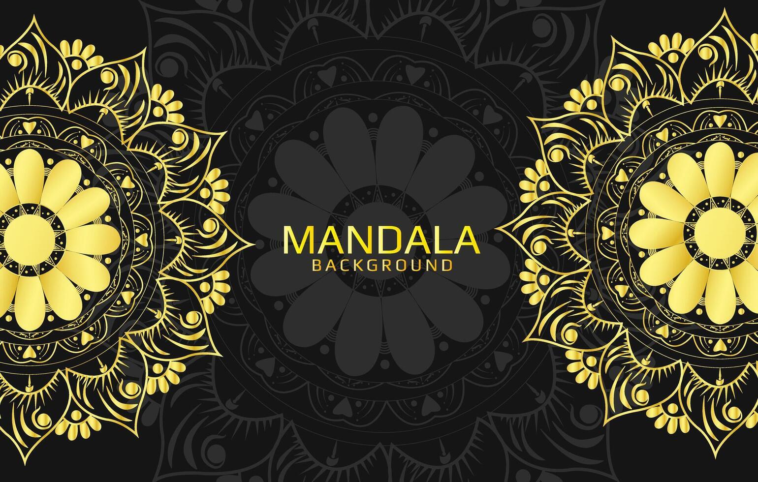 Luxus Mandala Hintergrund mit modern Arabeske Design. Vektor Profi