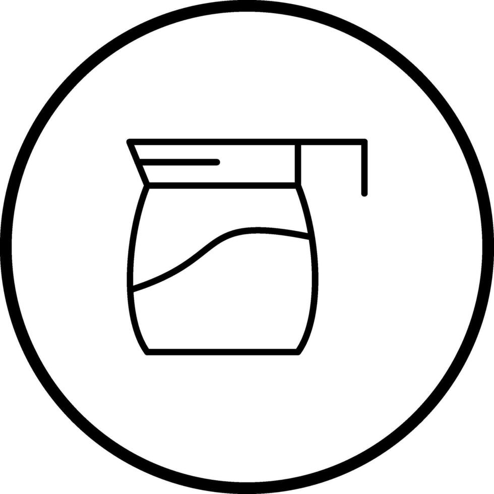Vektorsymbol für Kaffeekanne vektor