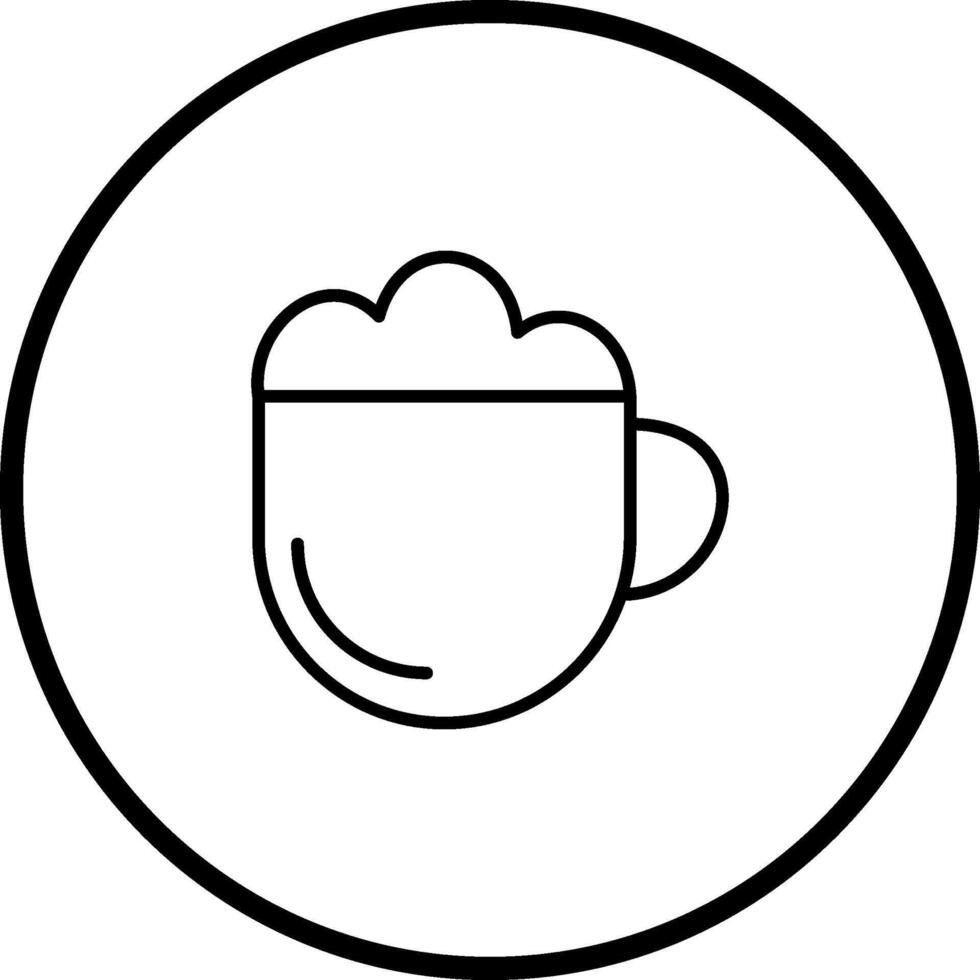 cappuccino vektor ikon