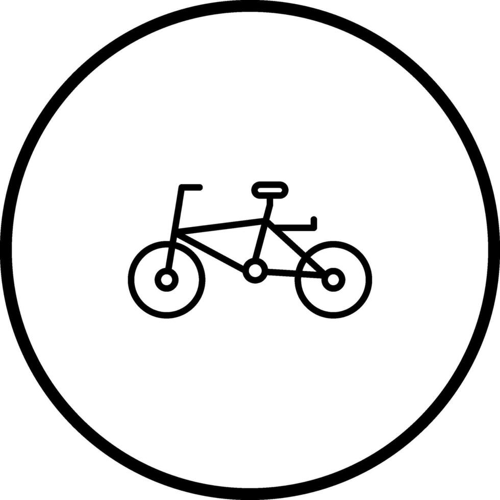 Fahrrad ich Vektor Symbol