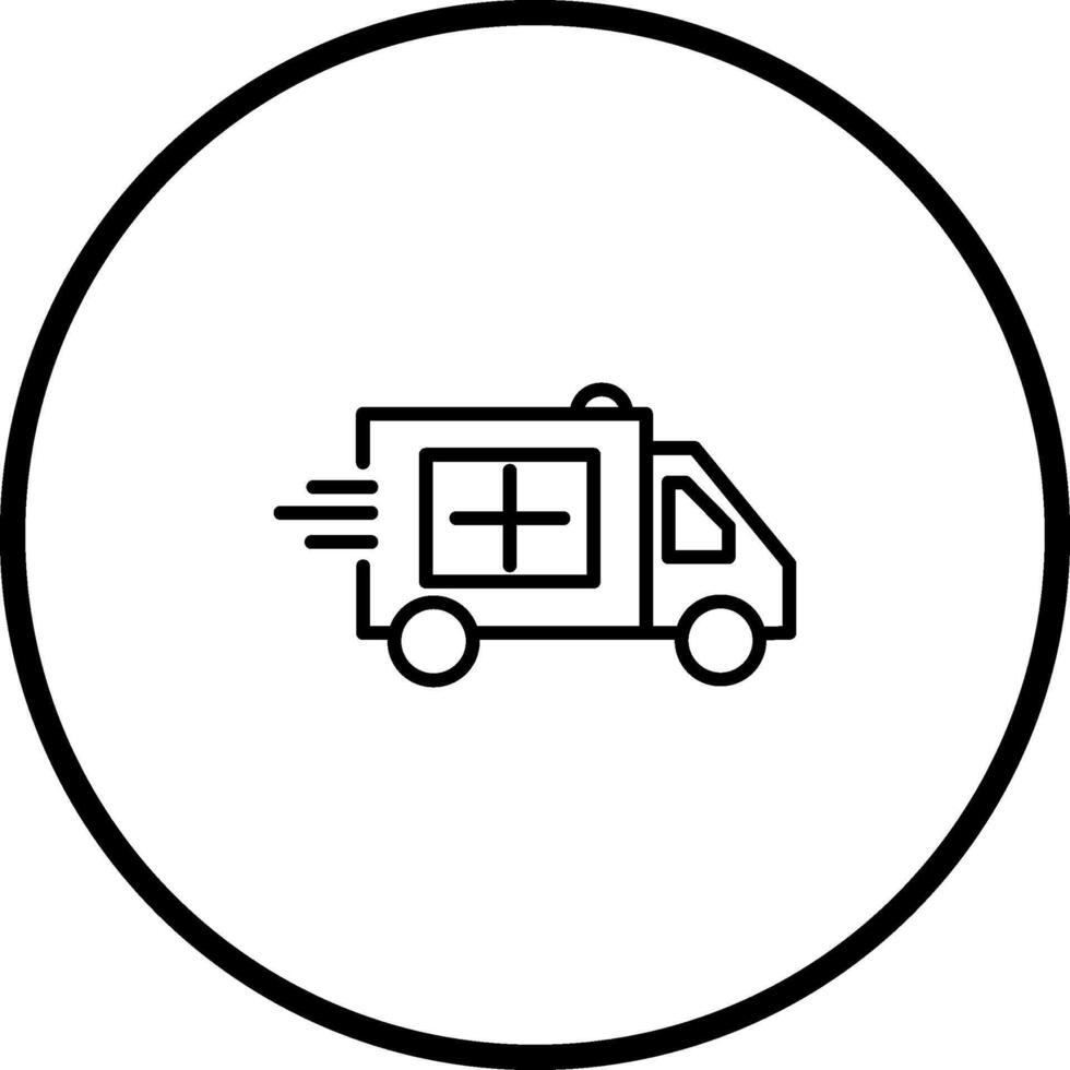 Krankenwagen-Vektor-Symbol vektor