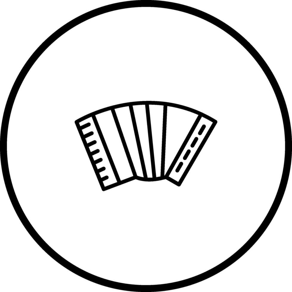 Akkordeon-Vektor-Symbol vektor