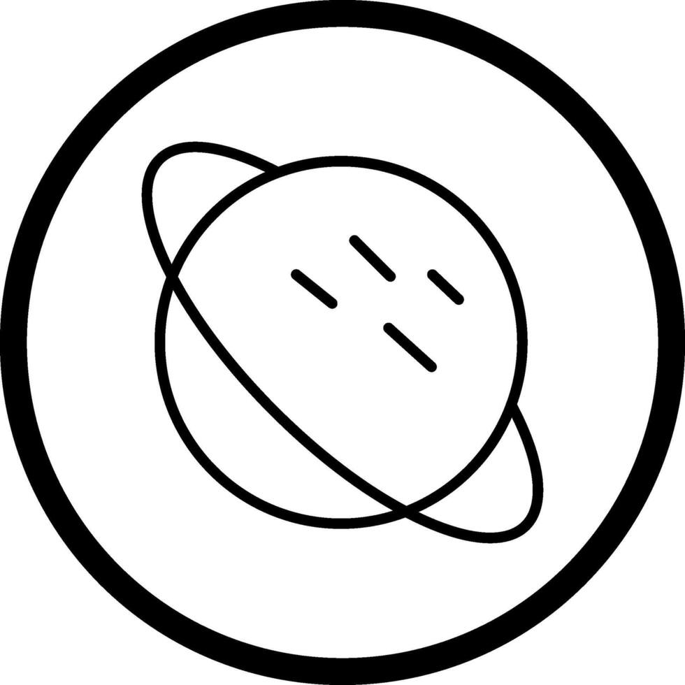 saturn vektor ikon