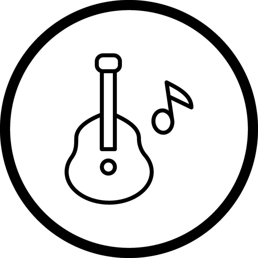 Gitarrenvektorsymbol vektor