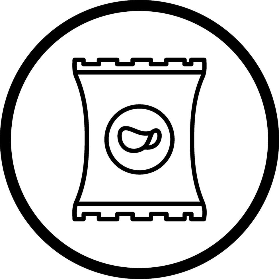 Chips-Vektor-Symbol vektor