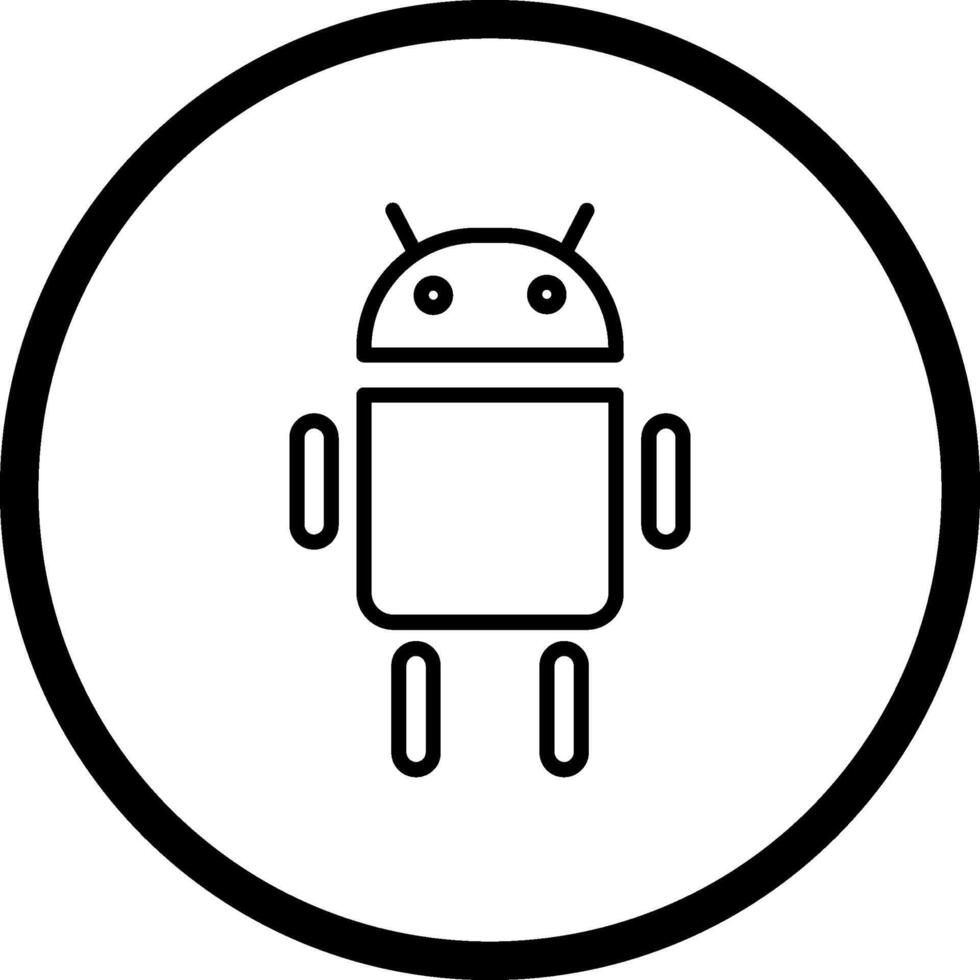 Android-Vektorsymbol vektor