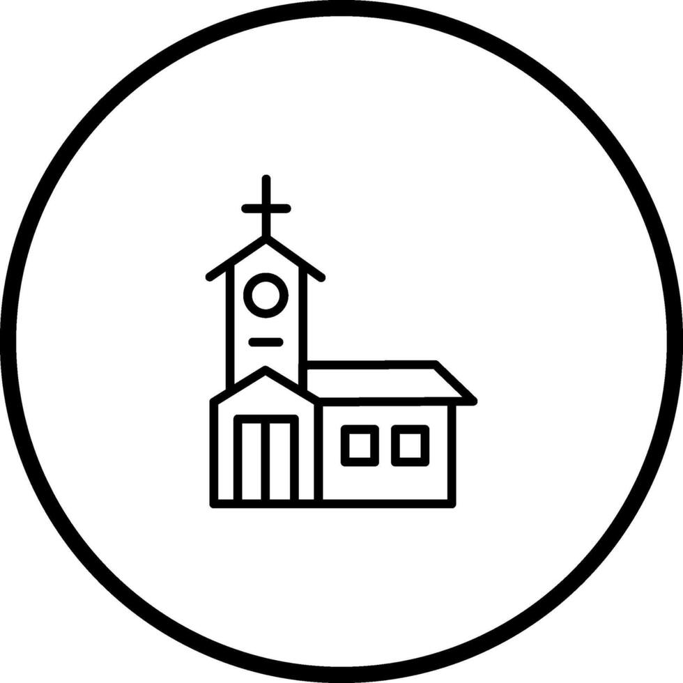 Gebäude Kirche Vektor Symbol