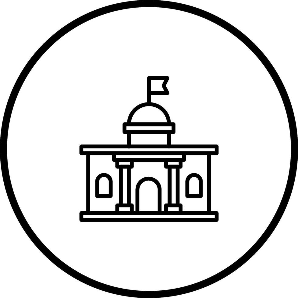 Parlament-Vektor-Symbol vektor