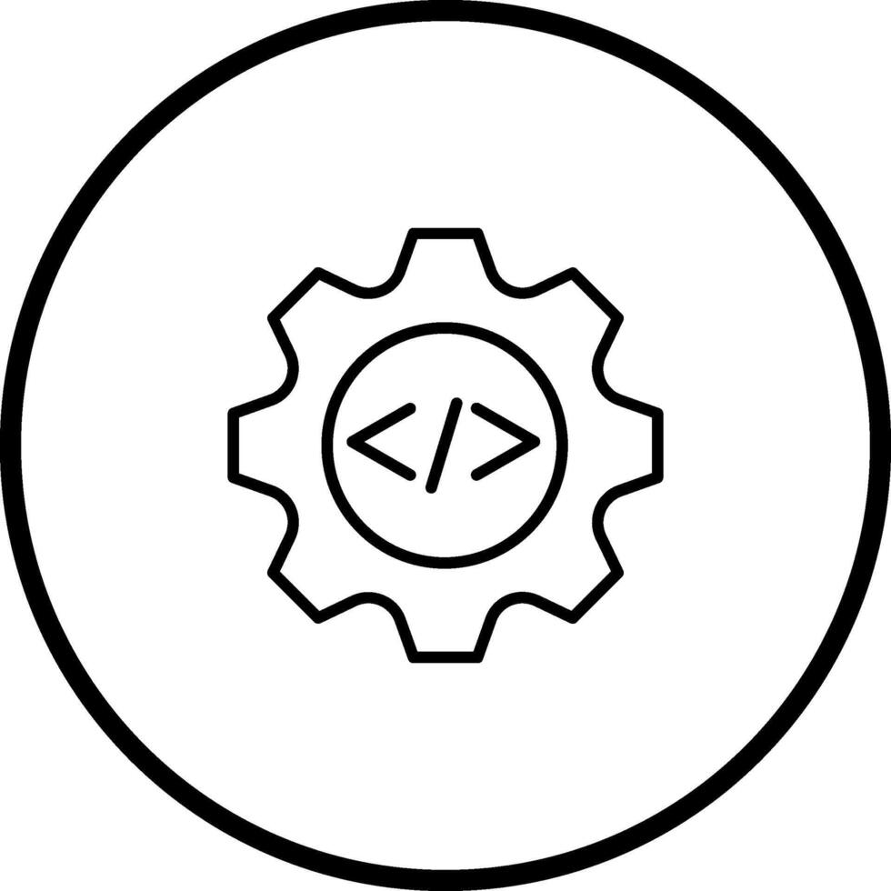 Codierung Ausrüstung Vektor Symbol