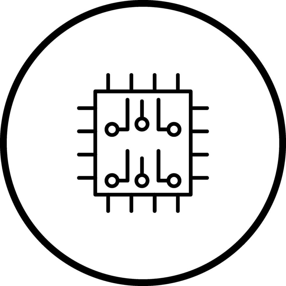 Chip-Vektor-Symbol vektor