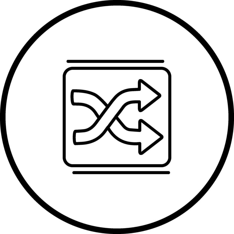 Shuffle-Vektor-Symbol vektor