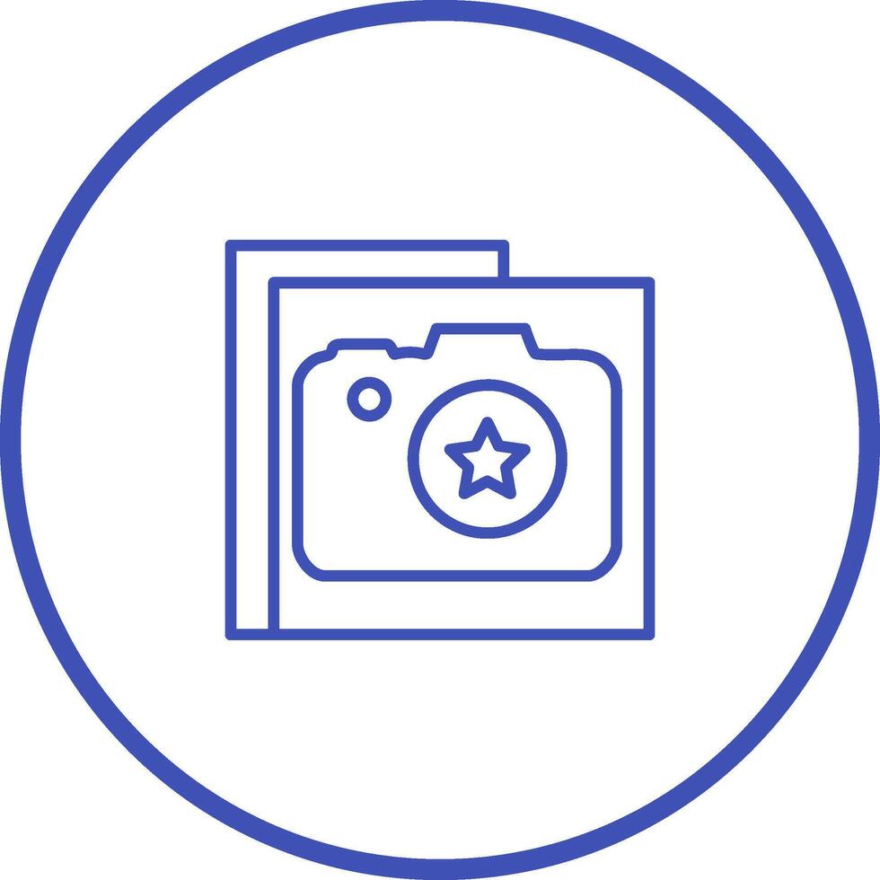 Star Fotografie Vektor Symbol