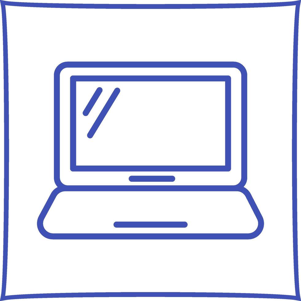 laptop vektor ikon