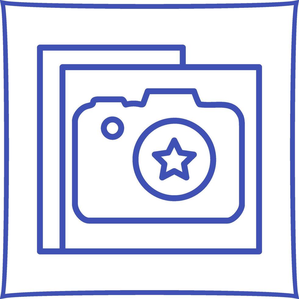 Star Fotografie Vektor Symbol