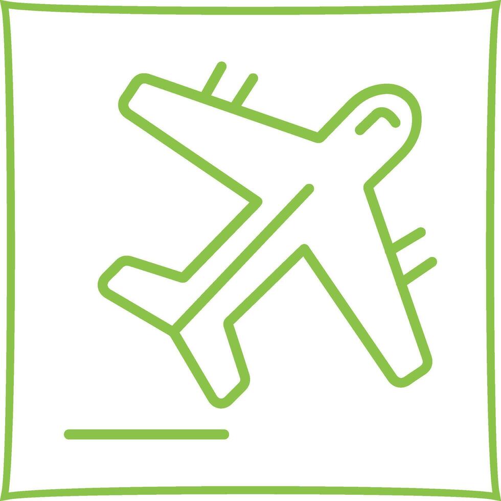 Flugzeug-Vektor-Symbol vektor