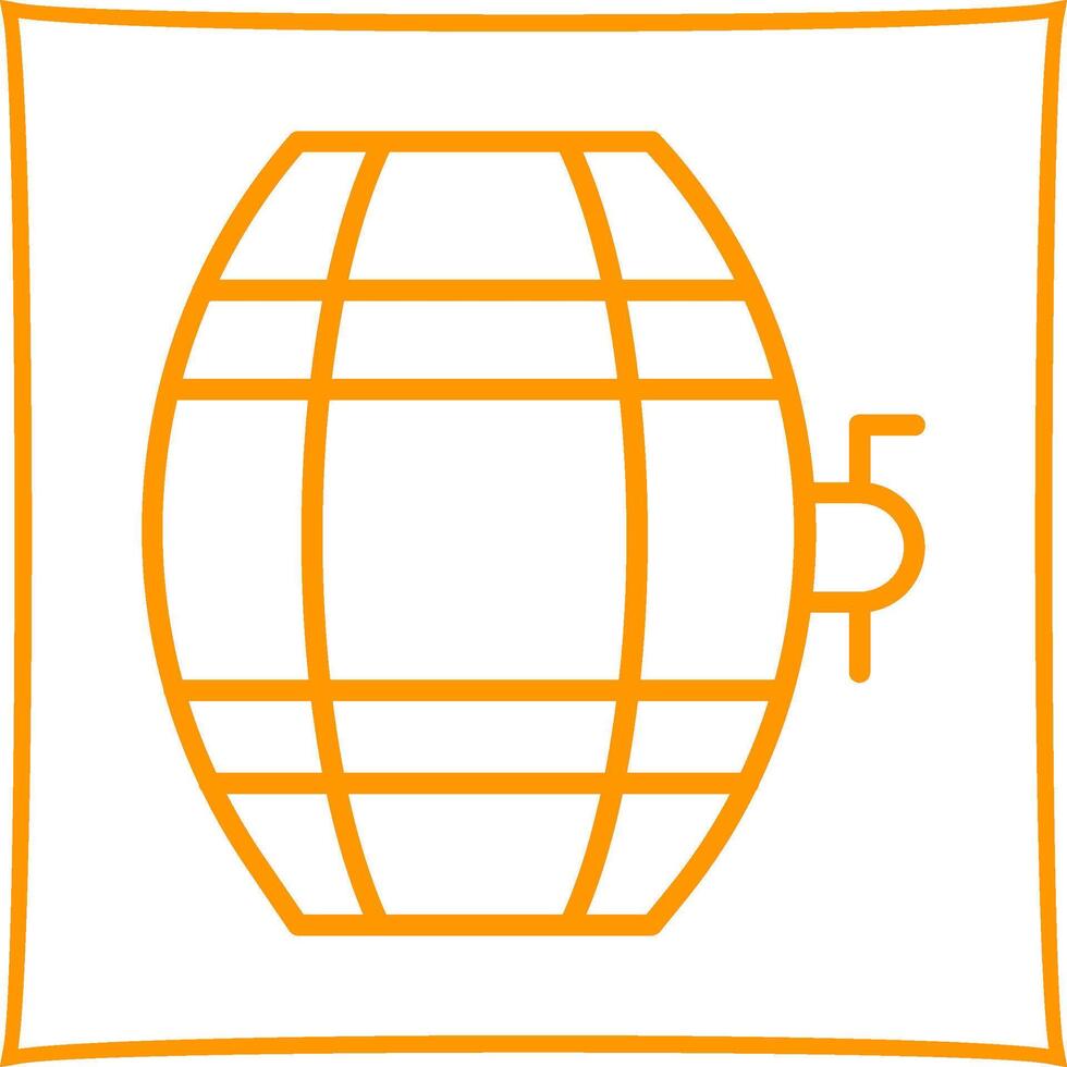 Barrel-Vektor-Symbol vektor