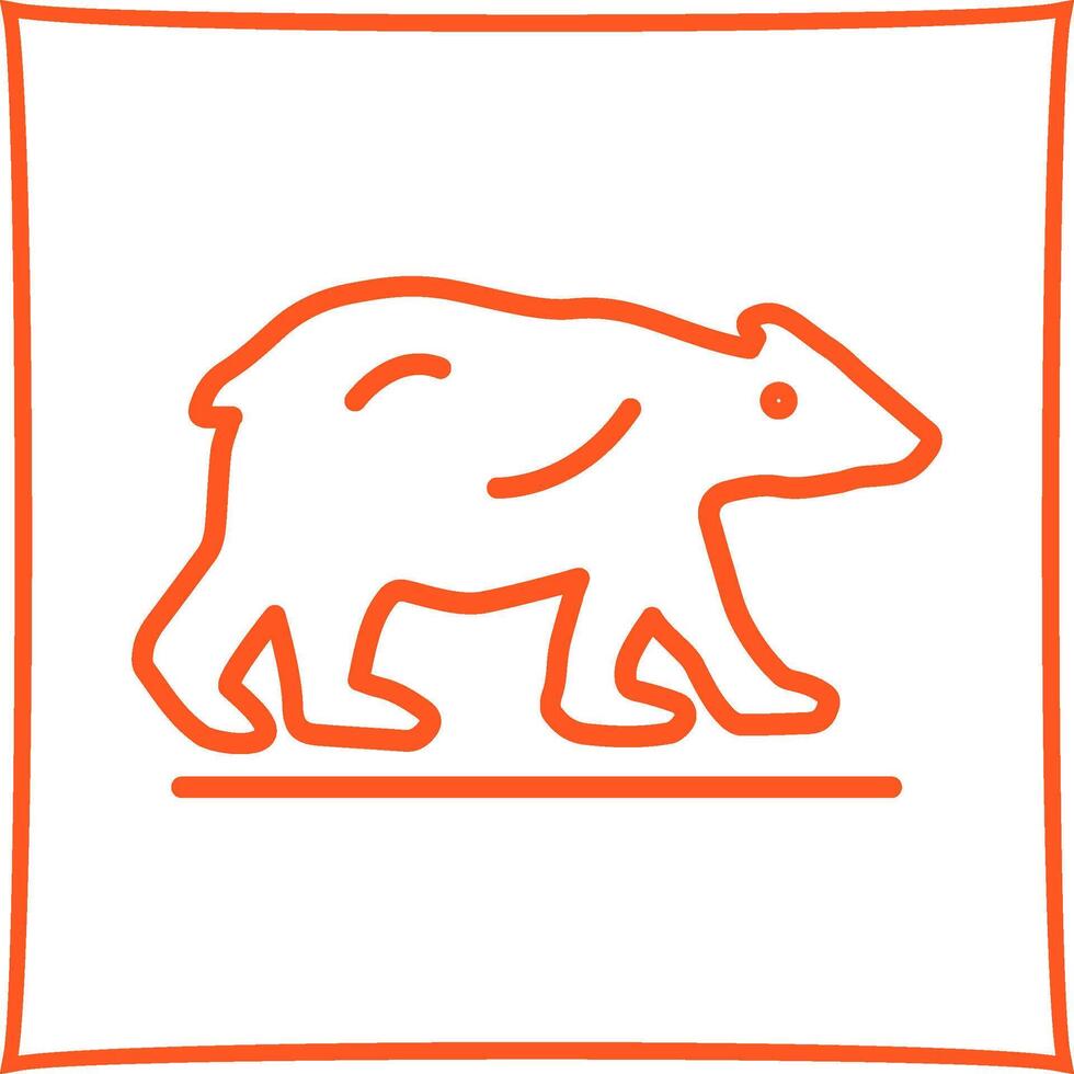 Eisbär-Vektor-Symbol vektor