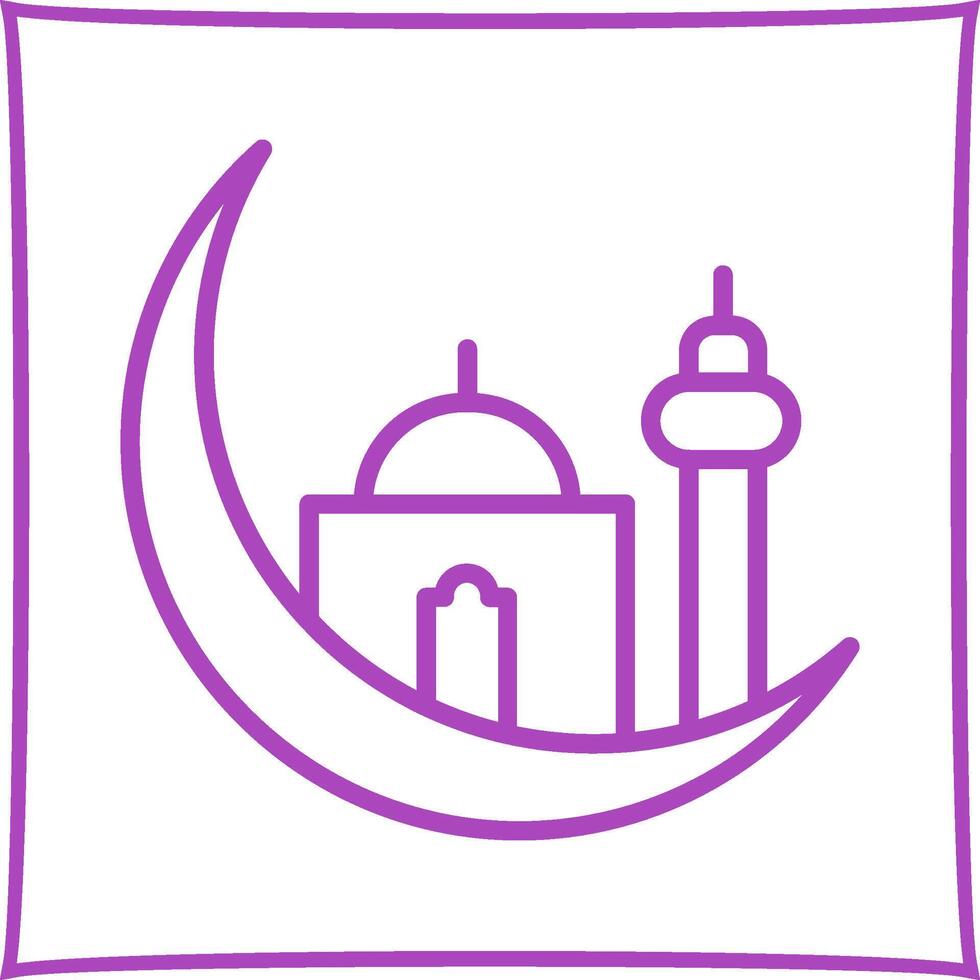 islamisches Sternvektorsymbol vektor