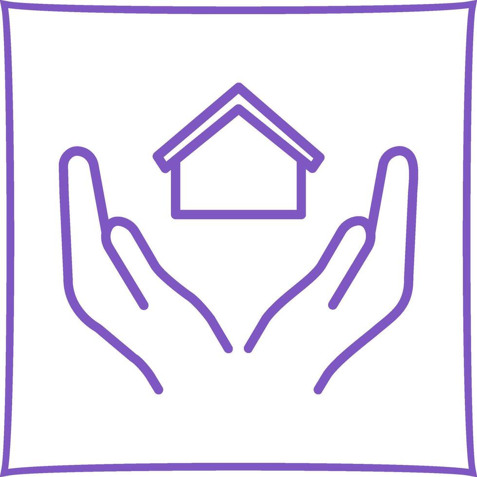 Vektorsymbol Hausversicherung vektor