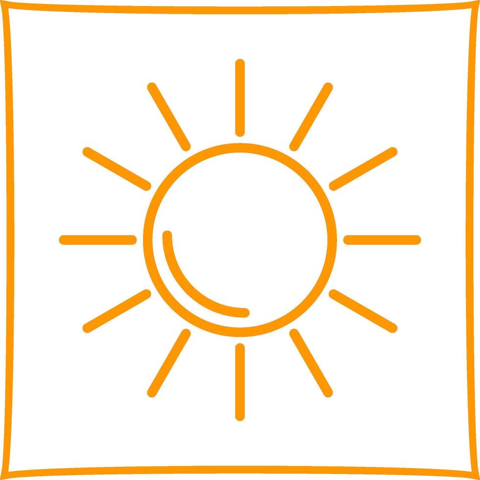 Sonne ii Vektor Symbol