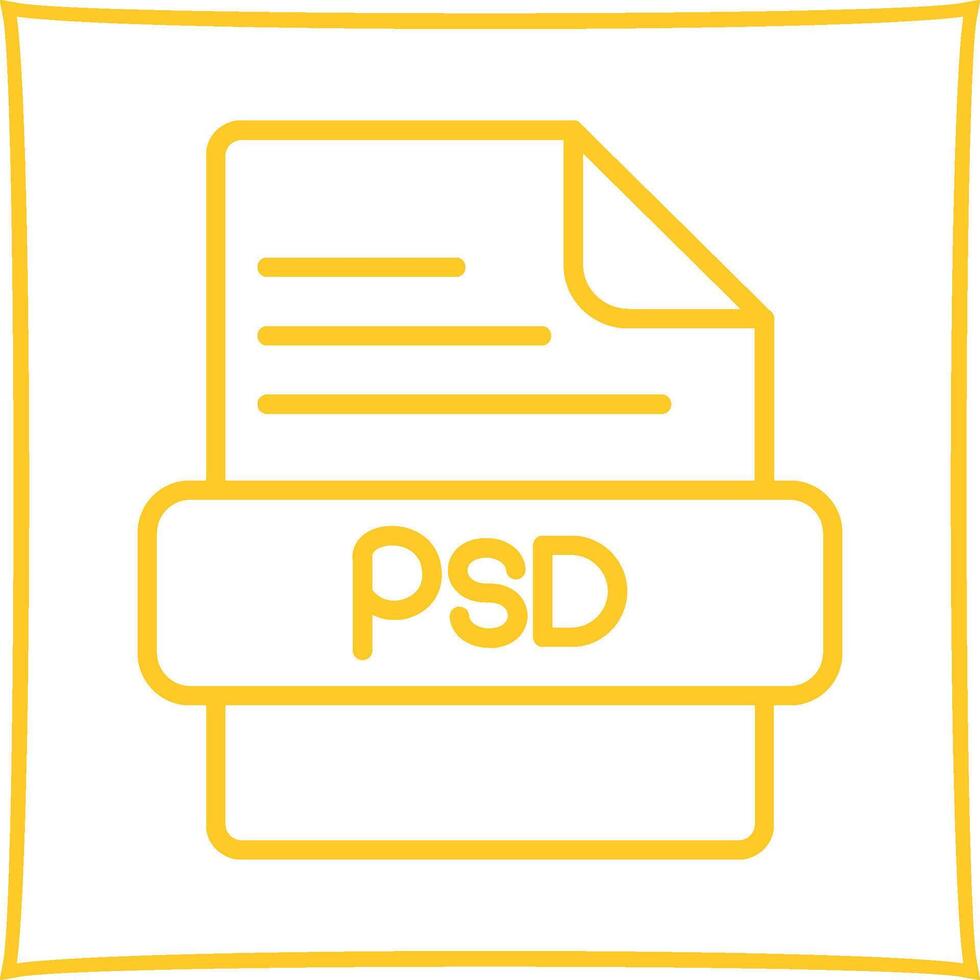 PSD-Vektorsymbol vektor