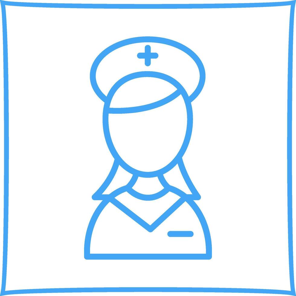 Krankenschwester-Vektor-Symbol vektor