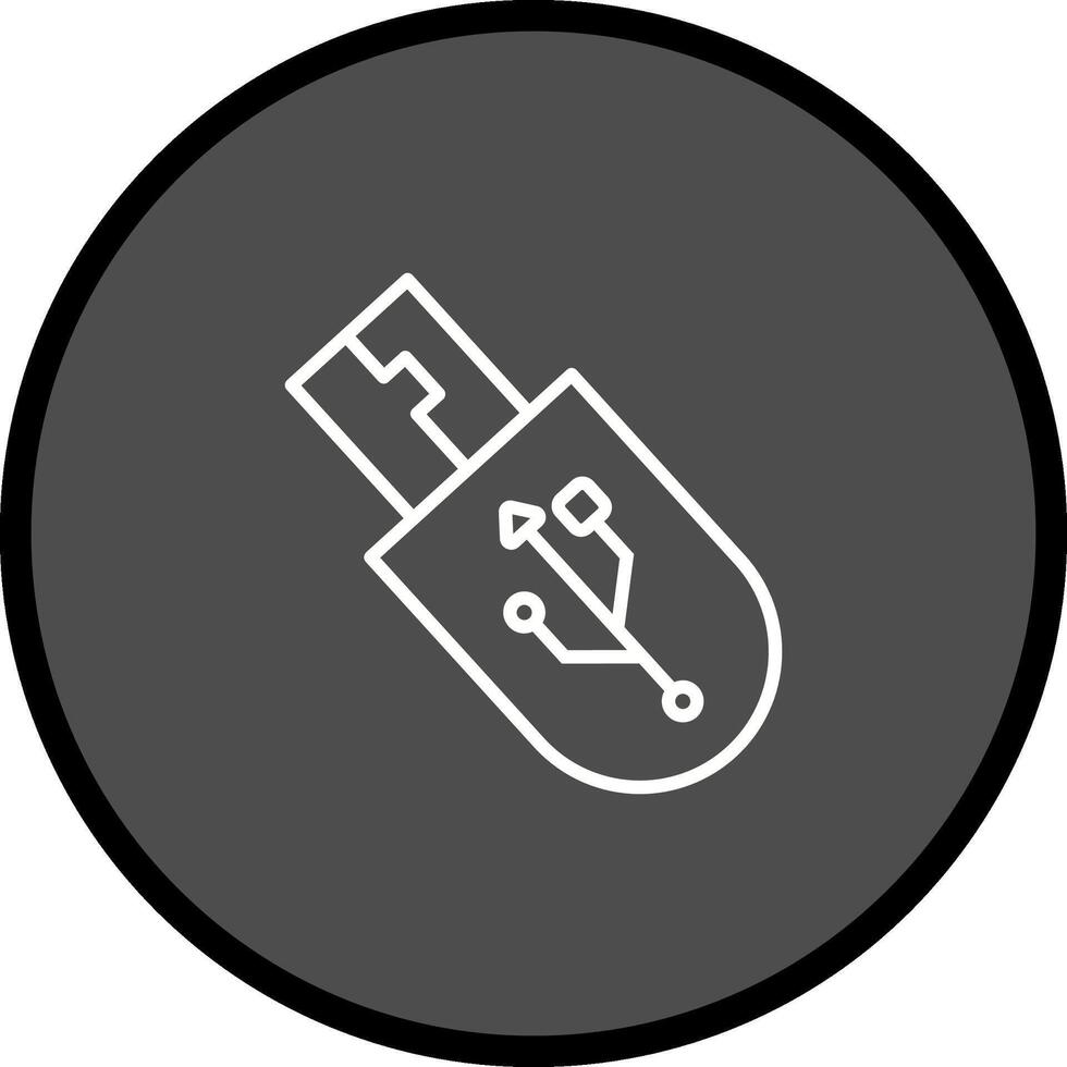 USB-Vektorsymbol vektor