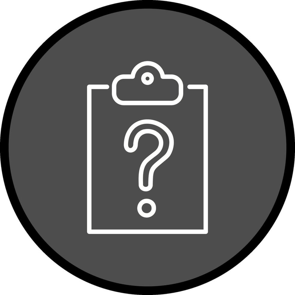 Frage Vektor Icon