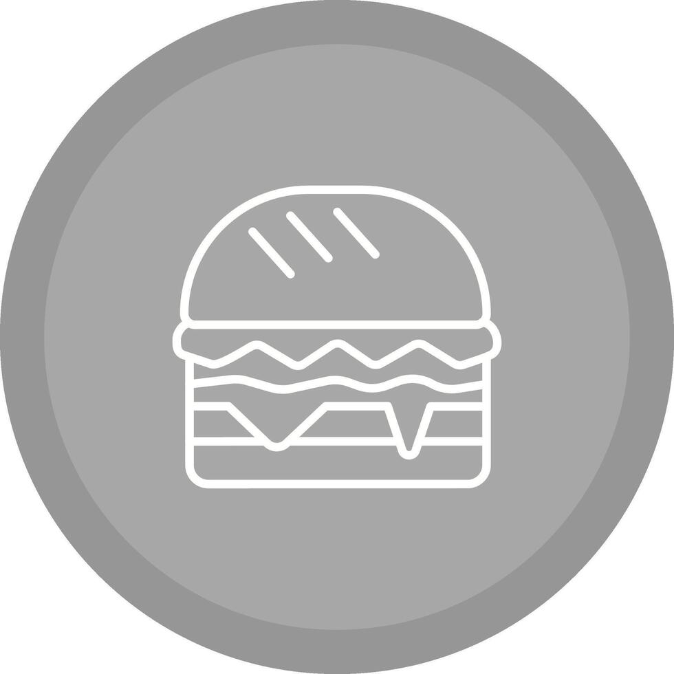 Hamburger-Vektor-Symbol vektor