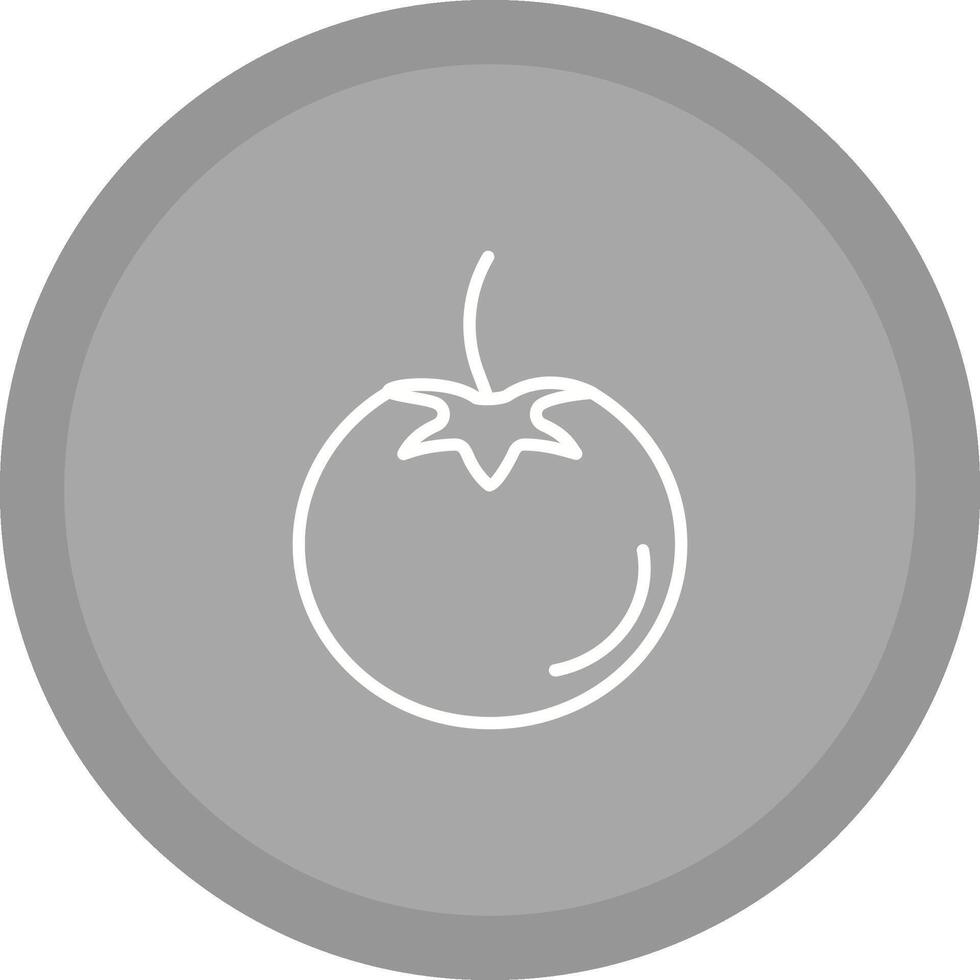 Symbol für Tomatenvektor vektor