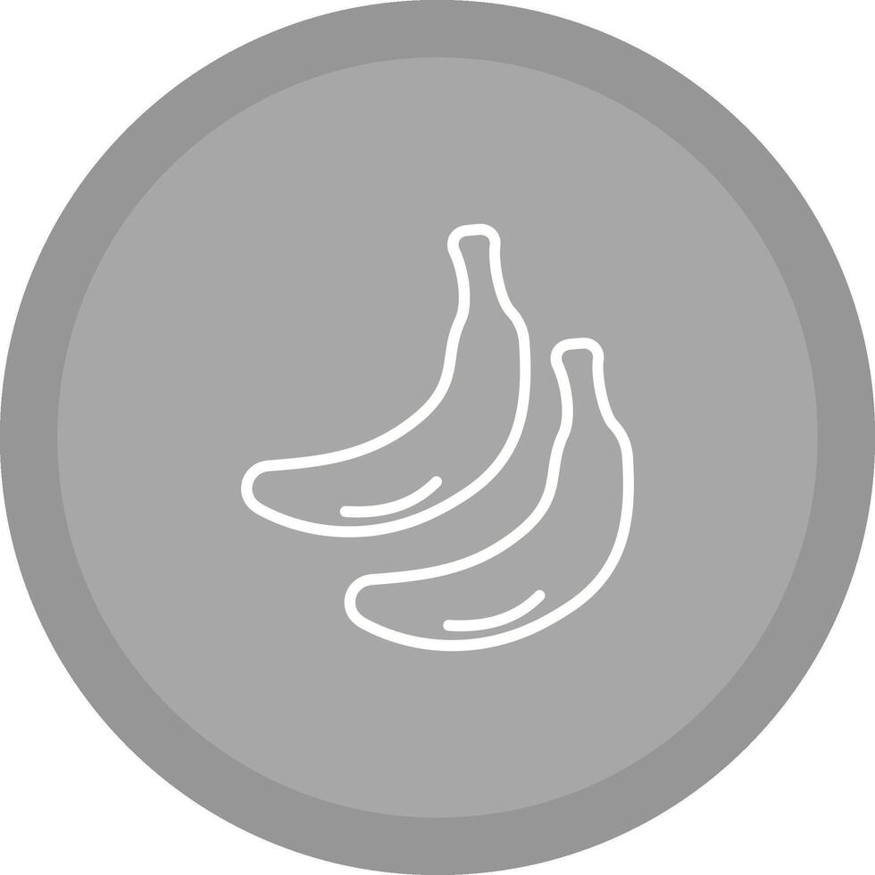 Bananen-Vektor-Symbol vektor