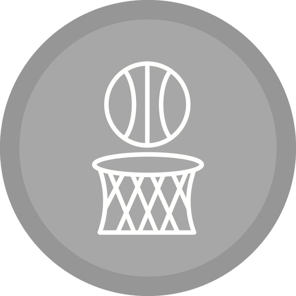 Basketball-Vektor-Symbol vektor