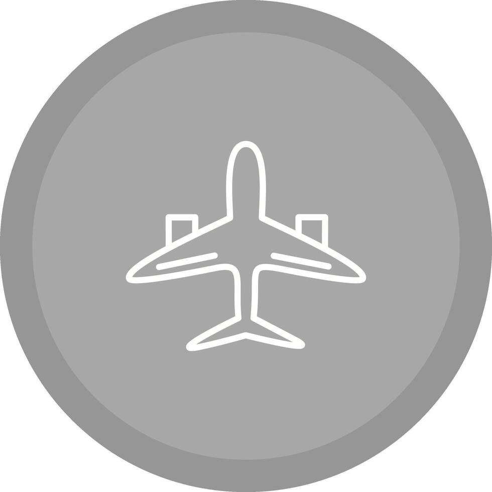 Flugzeug-Vektor-Symbol vektor