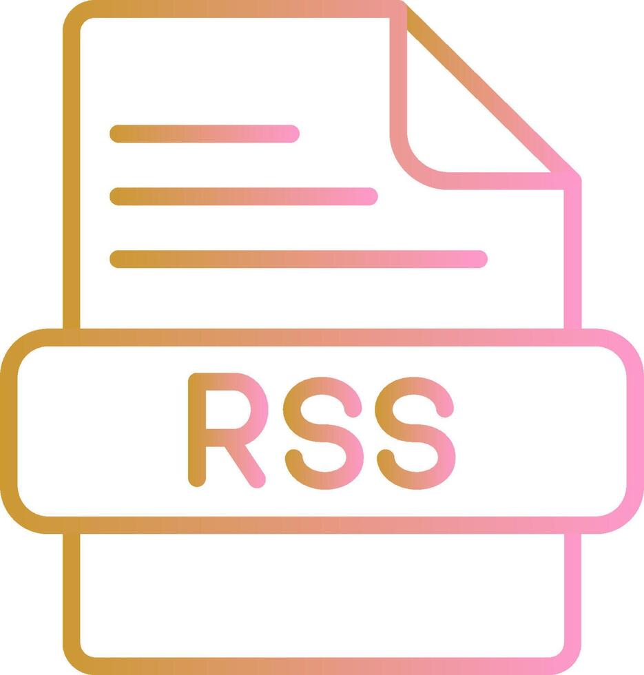 RSS-Vektorsymbol vektor