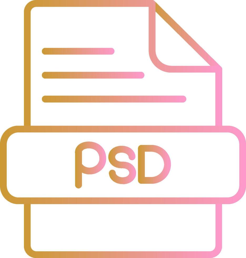 PSD-Vektorsymbol vektor