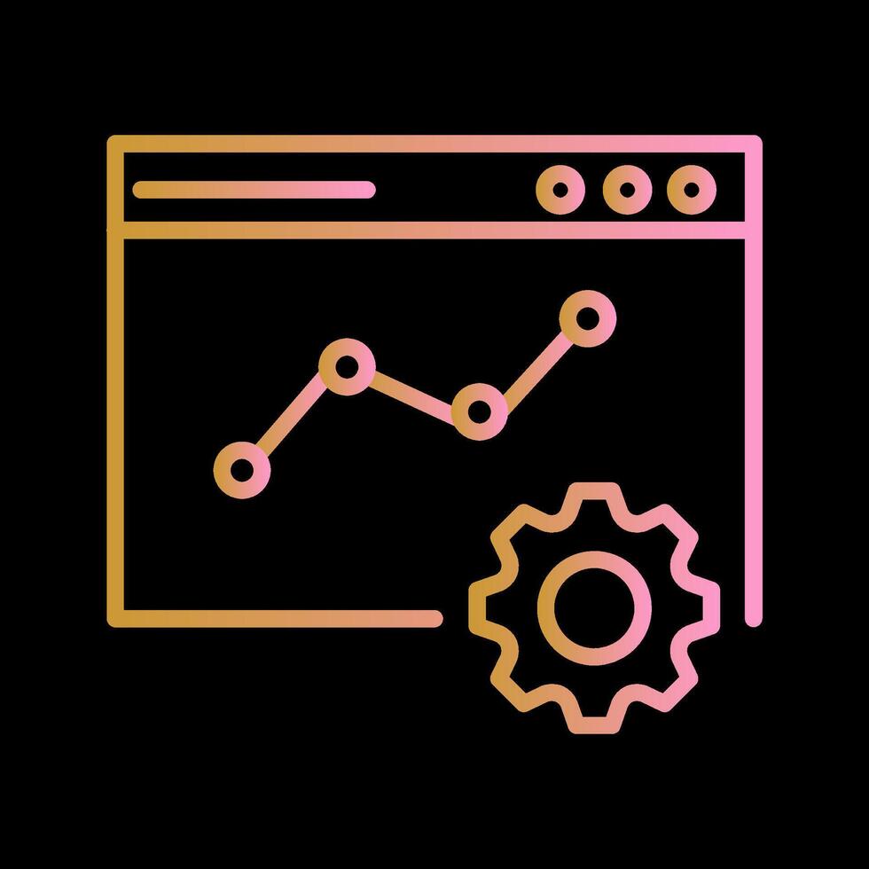 Vektorsymbol für die Weboptimierung vektor