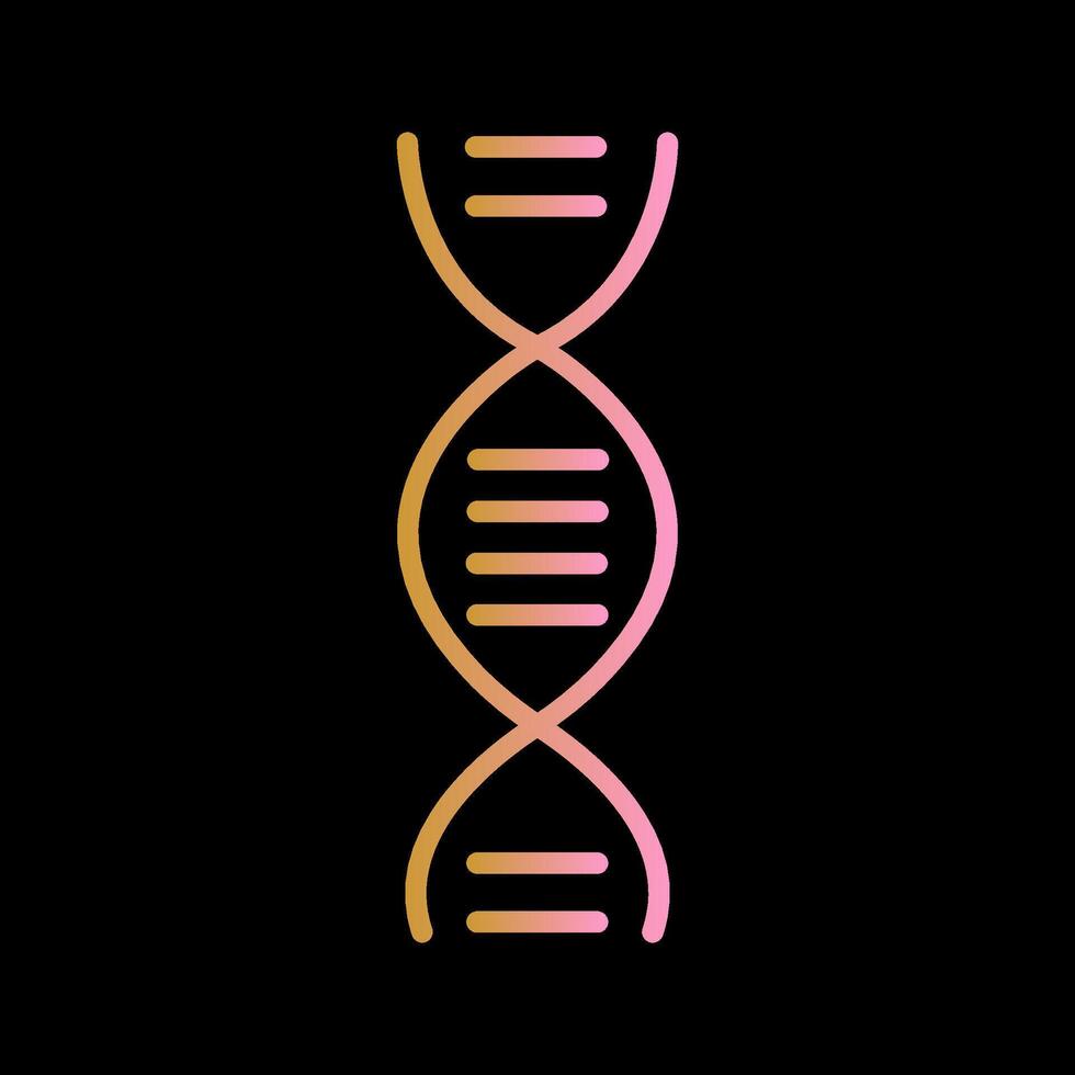 DNA-Struktur-Vektorsymbol vektor