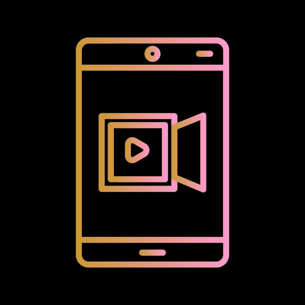 Vektorsymbol für Videorecorder vektor