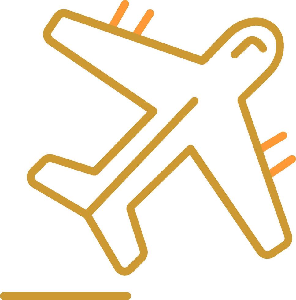 Flugzeug-Vektor-Symbol vektor