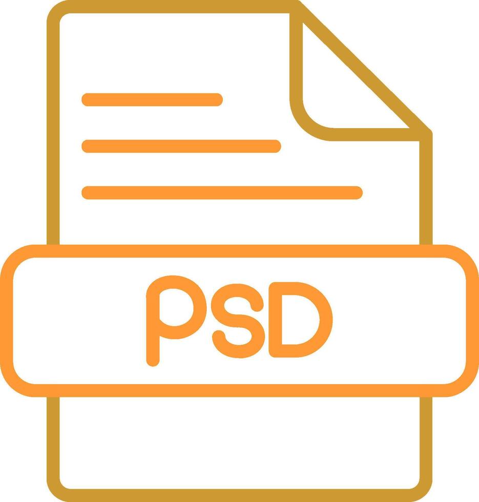 PSD-Vektorsymbol vektor