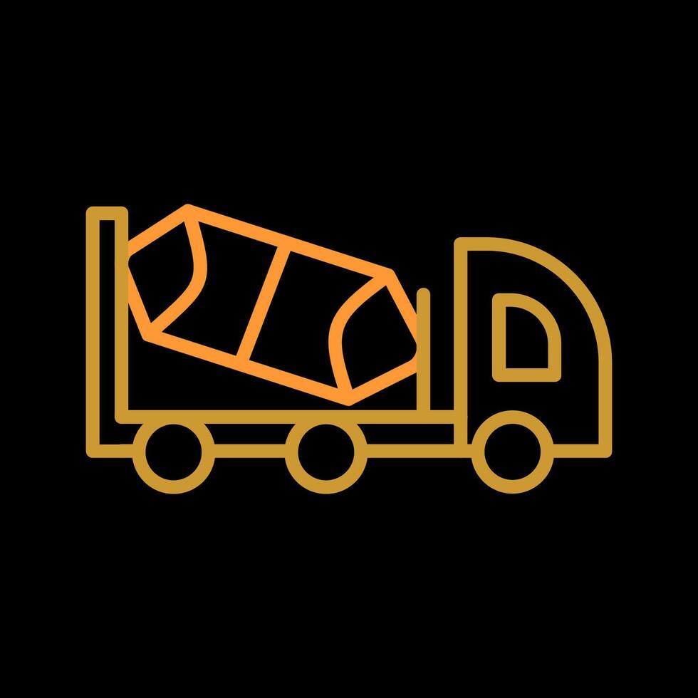 Zement-LKW-Vektor-Symbol vektor