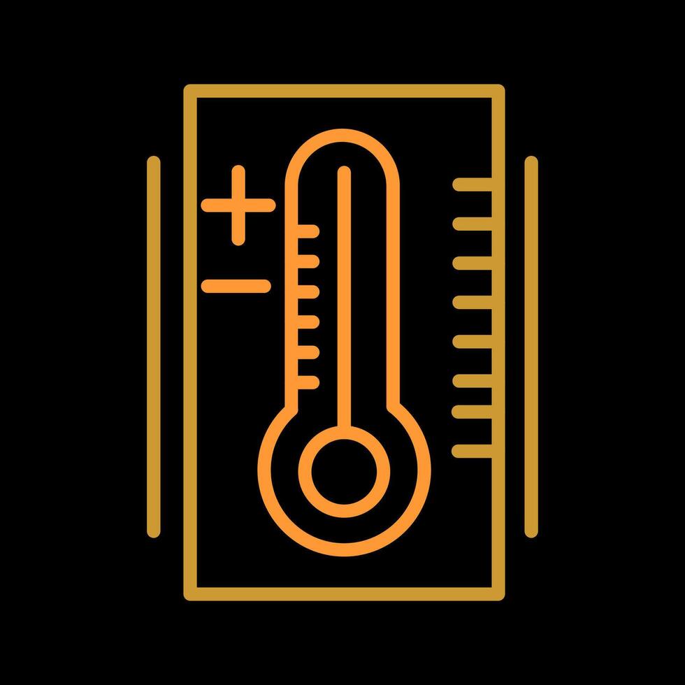 Thermometer-Vektor-Symbol vektor