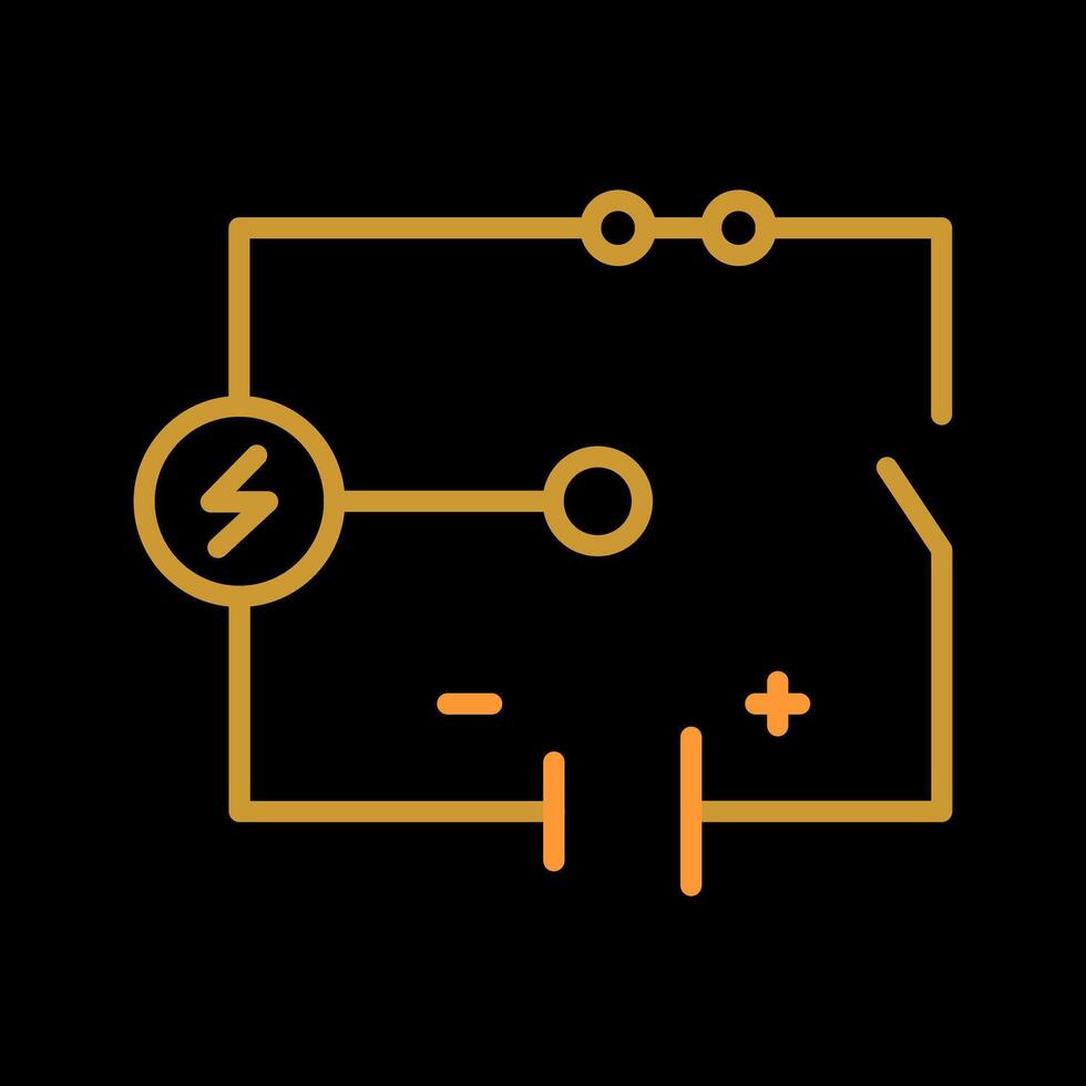 elektrisk krets vektor ikon
