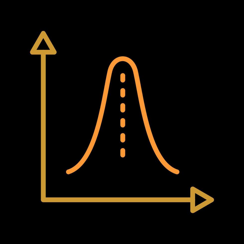 Histogramm-Vektorsymbol vektor