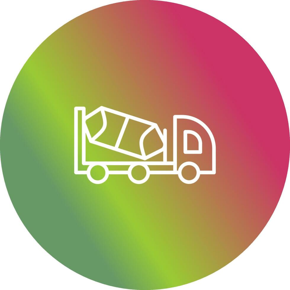 Zement-LKW-Vektor-Symbol vektor