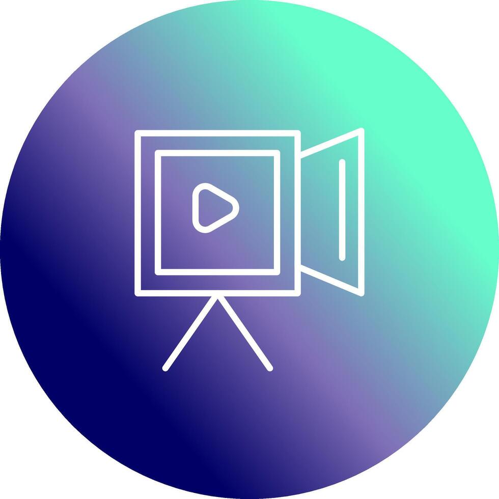 Vektorsymbol für Videoaufzeichnung vektor
