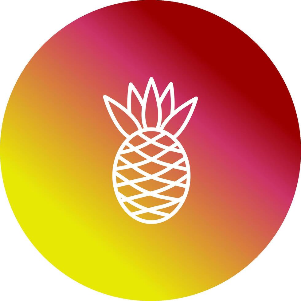 Ananas-Vektor-Symbol vektor