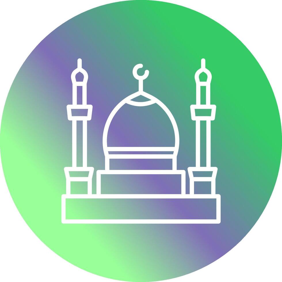 Moschee-Vektor-Symbol vektor